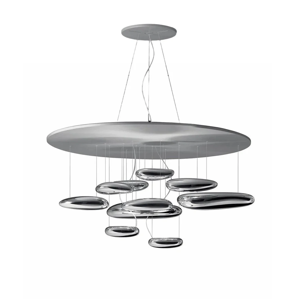 Lustra Chandelier Aluminum Sculptural - Image 55