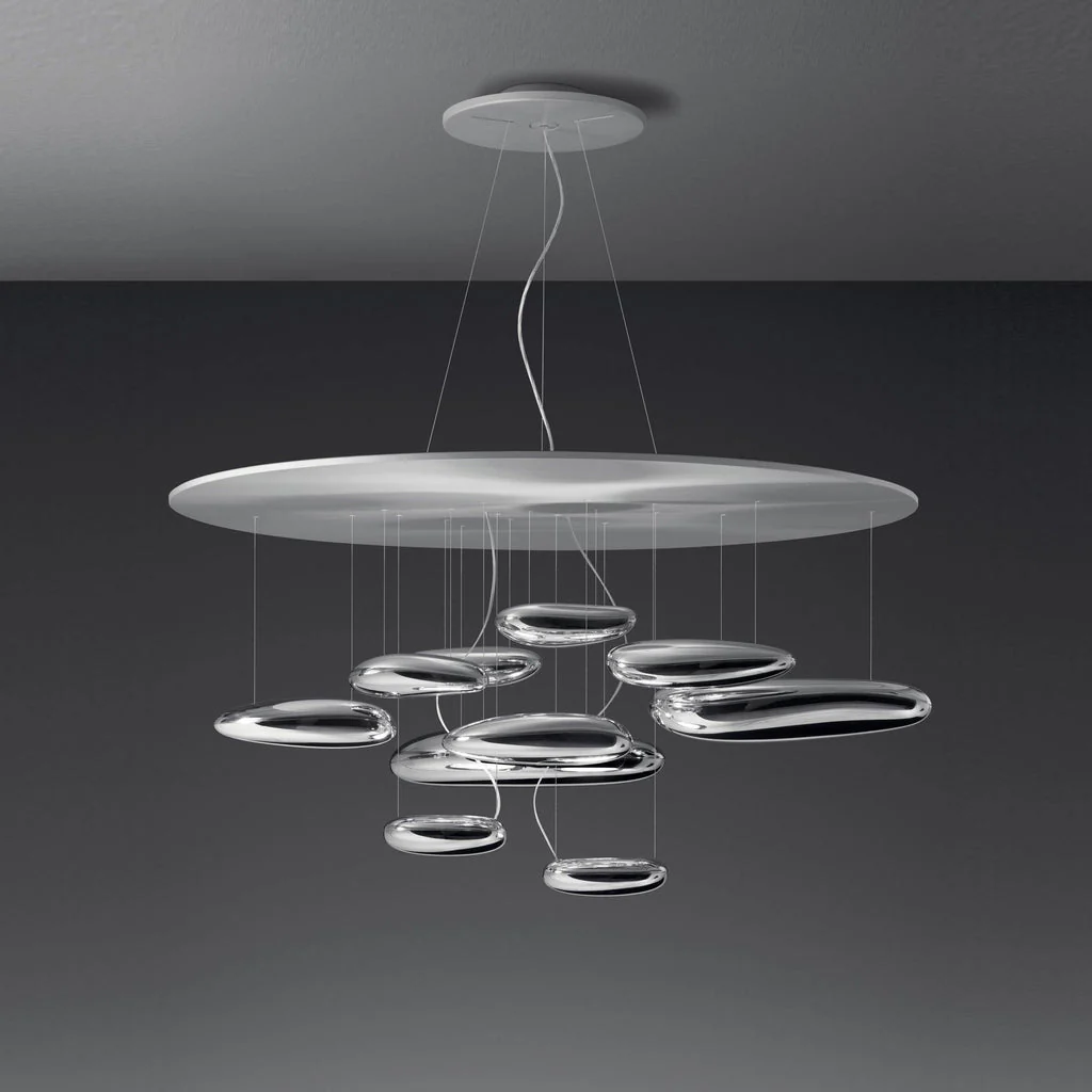Lustra Chandelier Aluminum Sculptural - Image 56