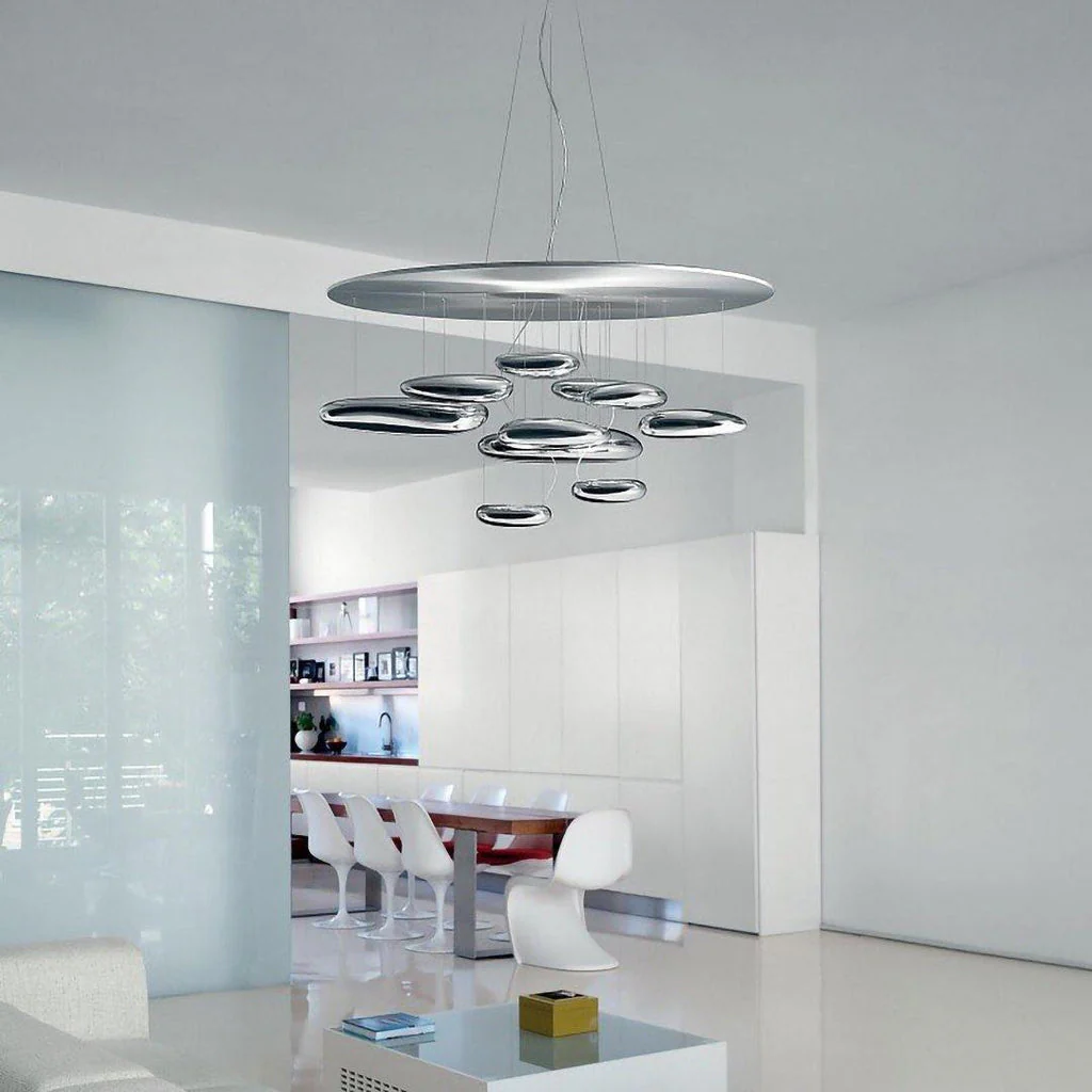 Lustra Chandelier Aluminum Sculptural - Image 59