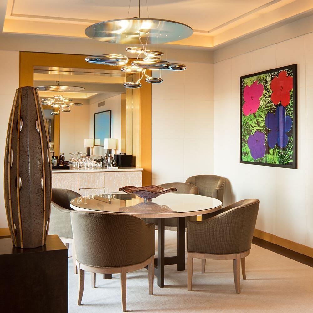 Lustra Chandelier Aluminum Sculptural - Image 64