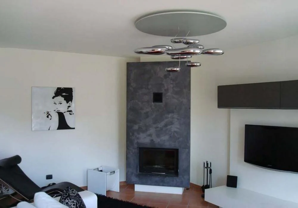 Lustra Chandelier Aluminum Sculptural - Image 7