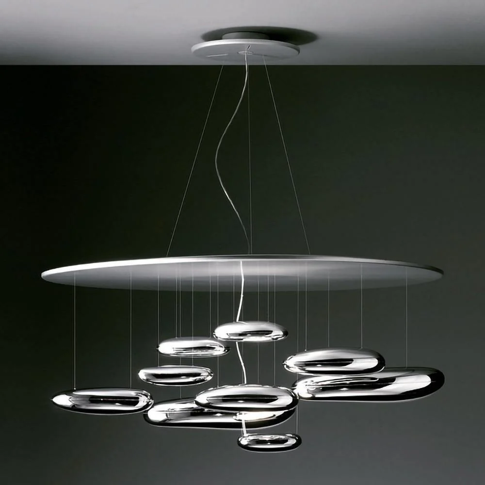 Lustra Chandelier Aluminum Sculptural - Image 81