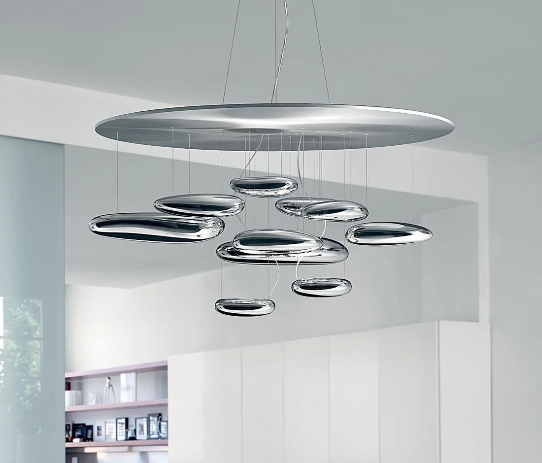 Lustra Chandelier Aluminum Sculptural - Image 84