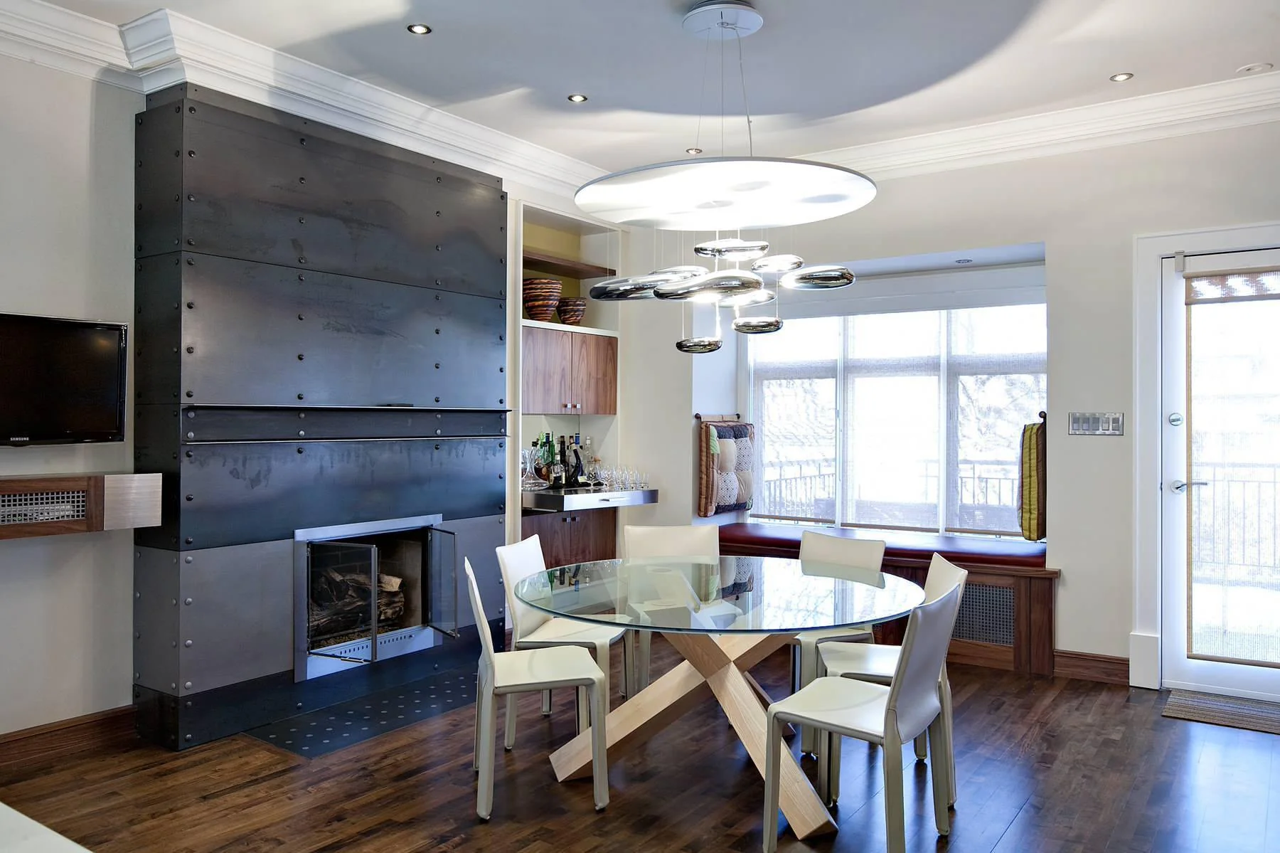 Lustra Chandelier Aluminum Sculptural - Image 92