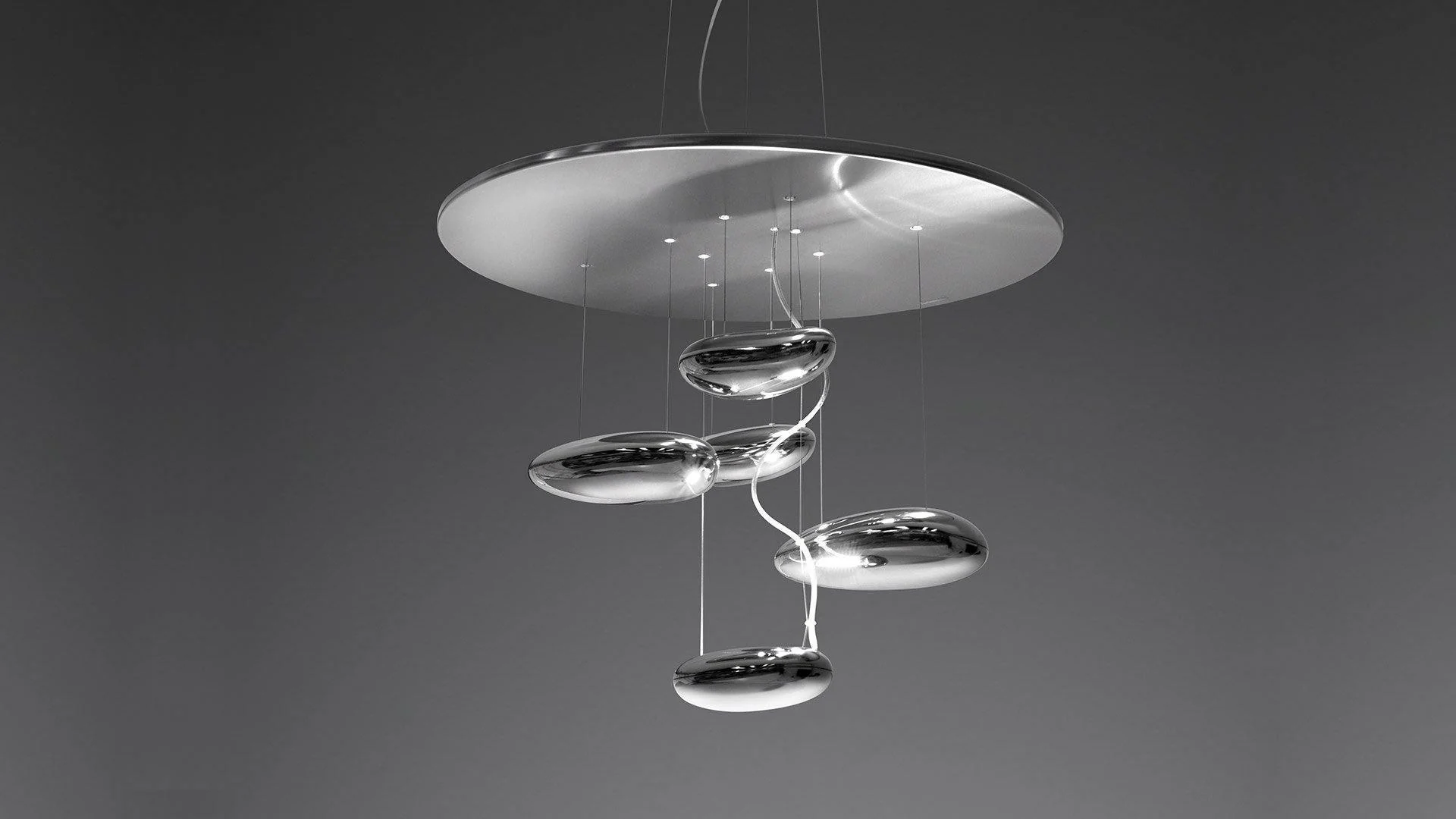Lustra Chandelier Aluminum Sculptural - Image 93