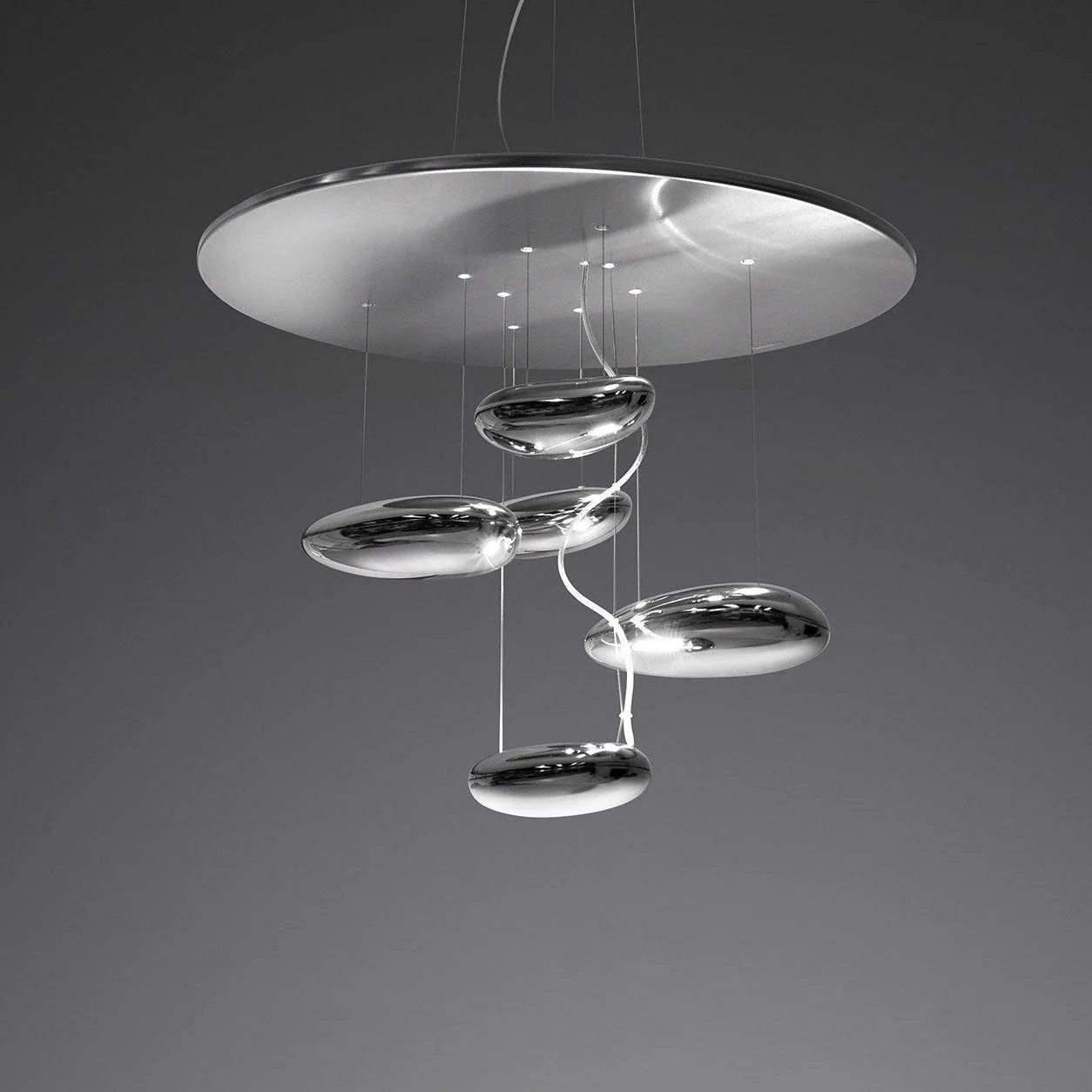 Lustra Chandelier Aluminum Sculptural - Image 96