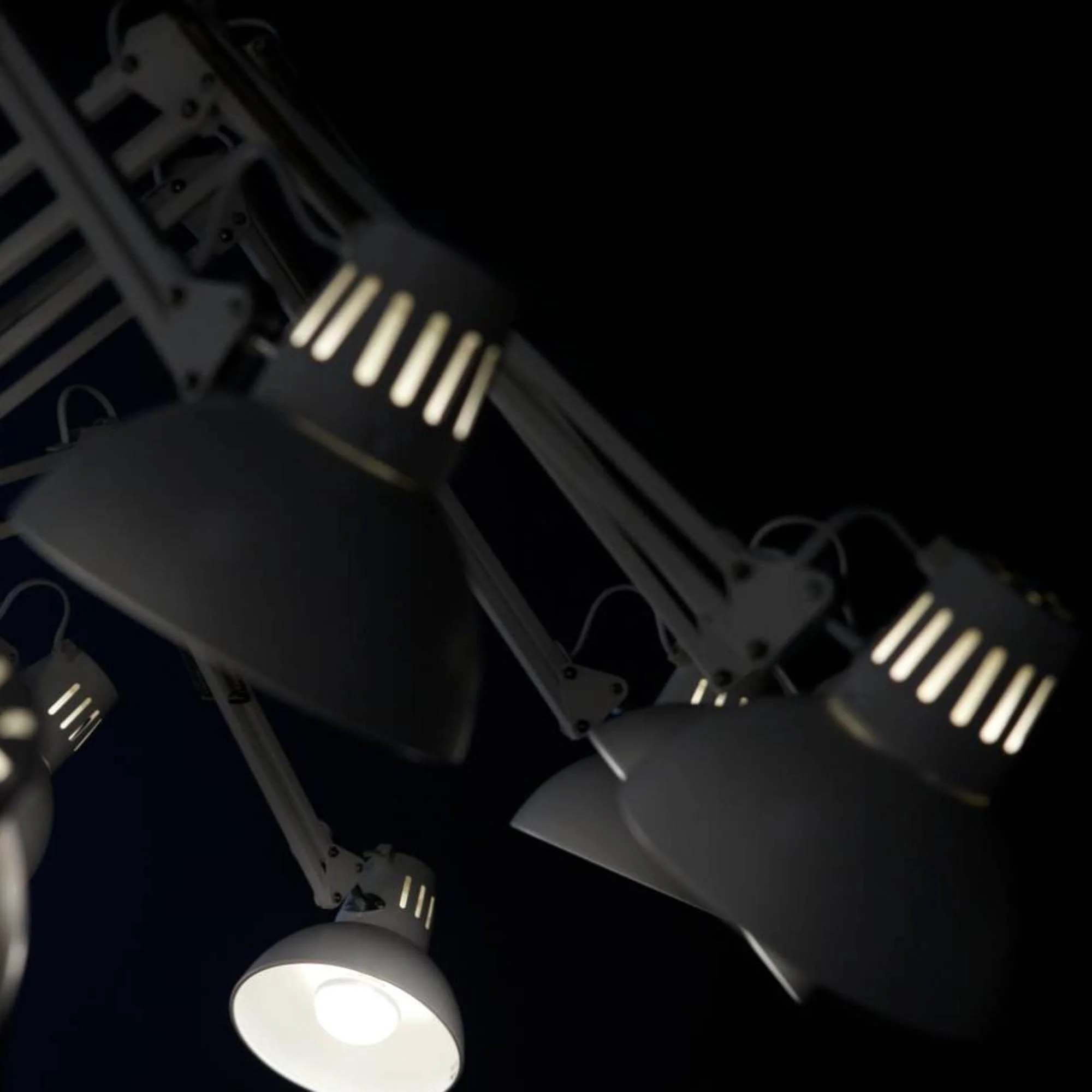 Lustra Chandelier Black Adjustable Multi Arm - Image 36