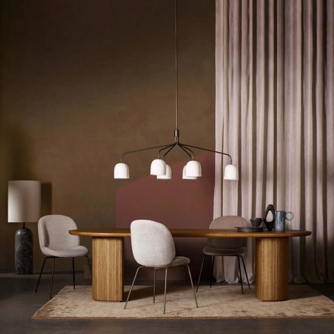 Lustra Chandelier Black Brass Industrial - Image 35