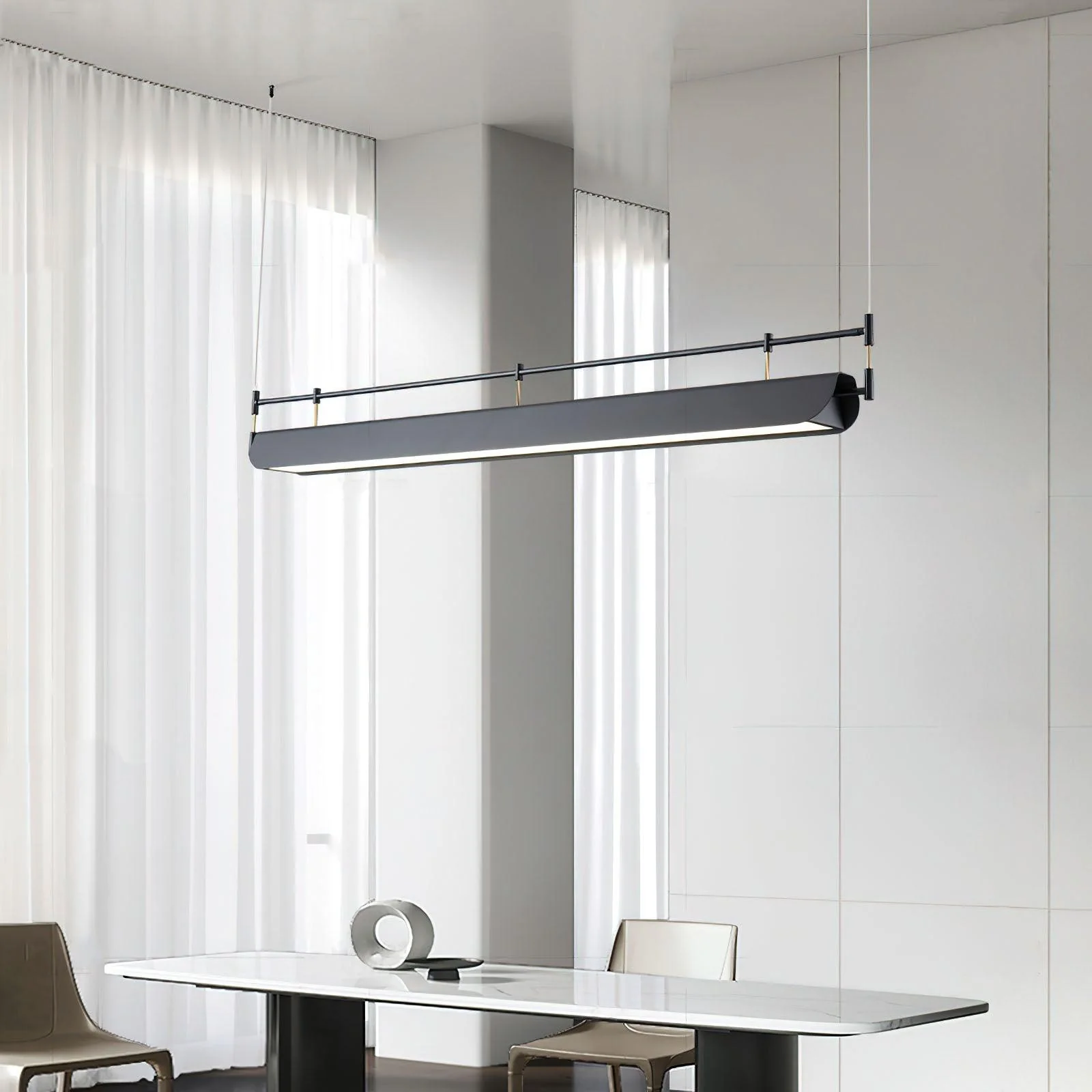 Lustra Chandelier Black Roof LED - Image 4