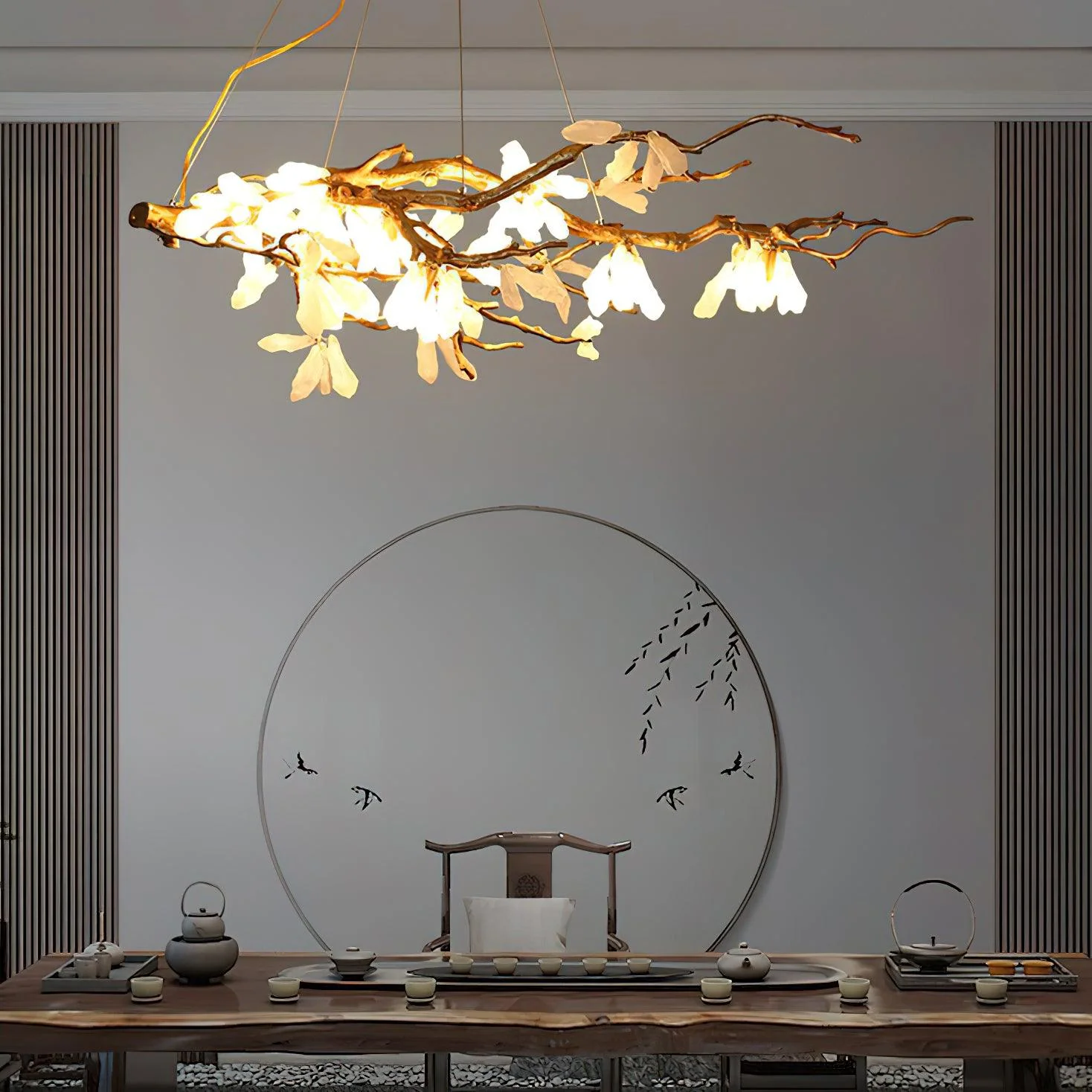 Lustra Chandelier Branch Stone Organic - Image 14