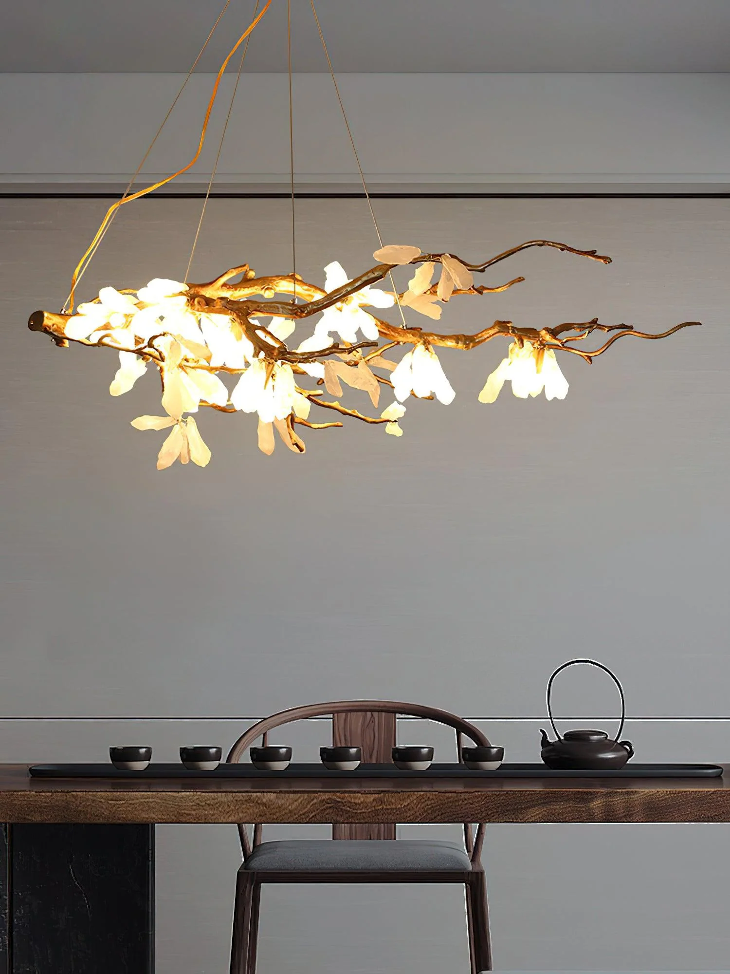 Lustra Chandelier Branch Stone Organic - Image 15