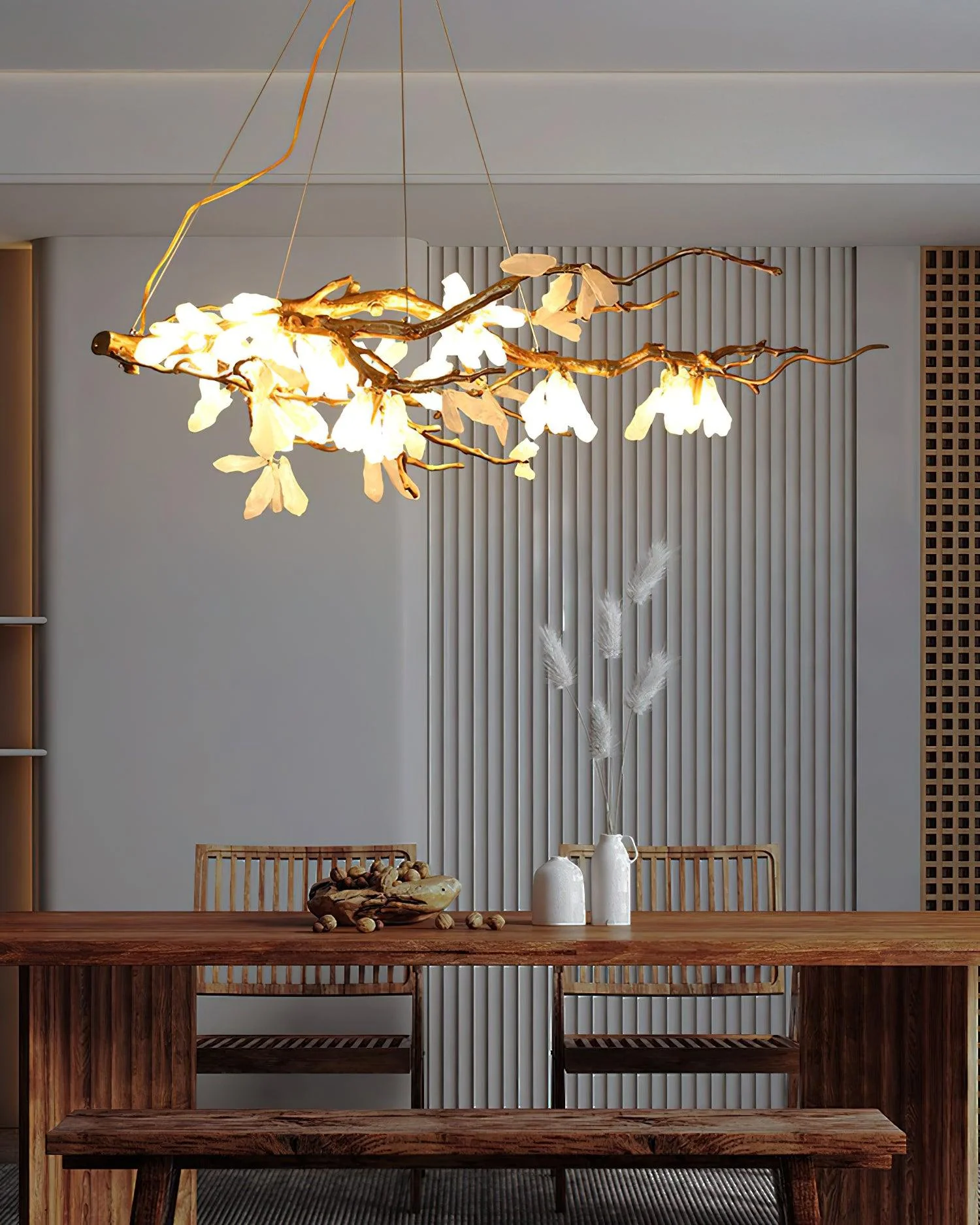 Lustra Chandelier Branch Stone Organic - Image 2