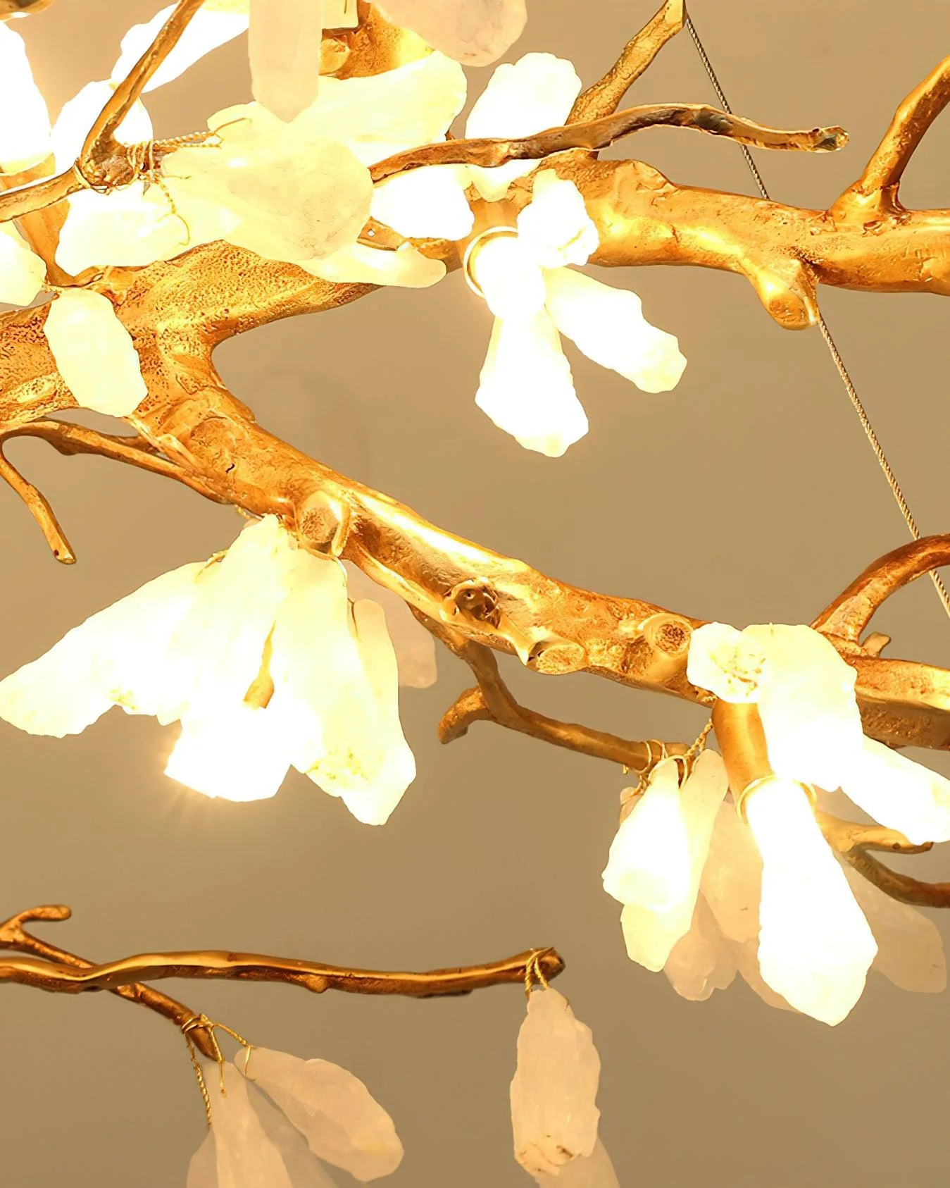 Lustra Chandelier Branch Stone Organic - Image 5