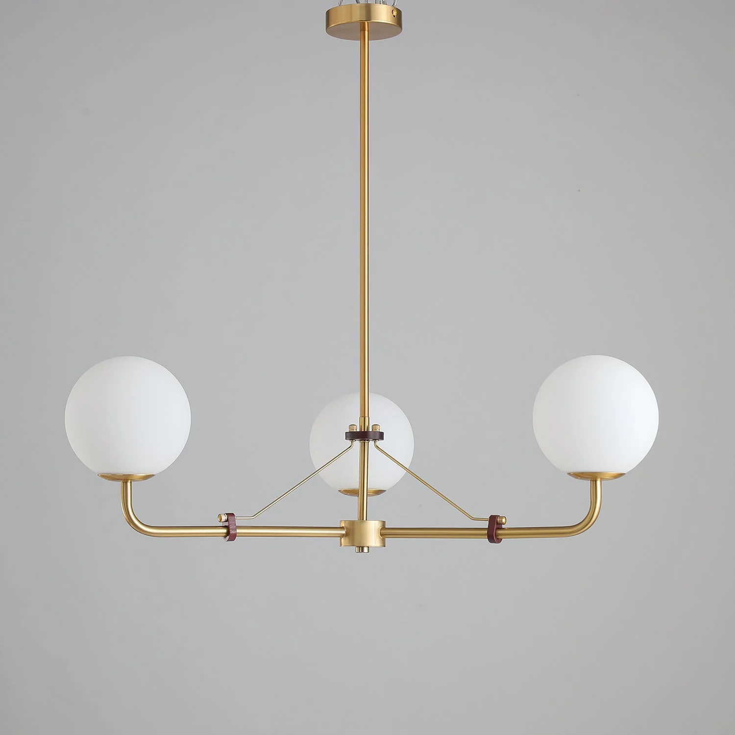 Lustra Chandelier Brass Globe Savanna Elegant - Image 37