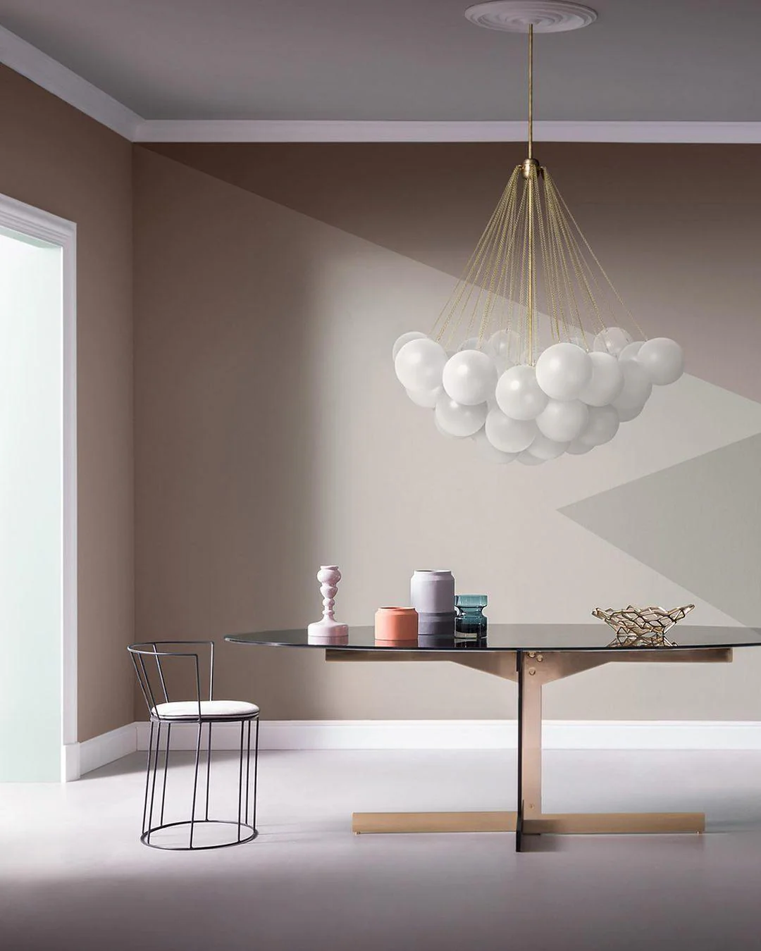 Lustra Chandelier Bubble Frosted Glass - Image 102