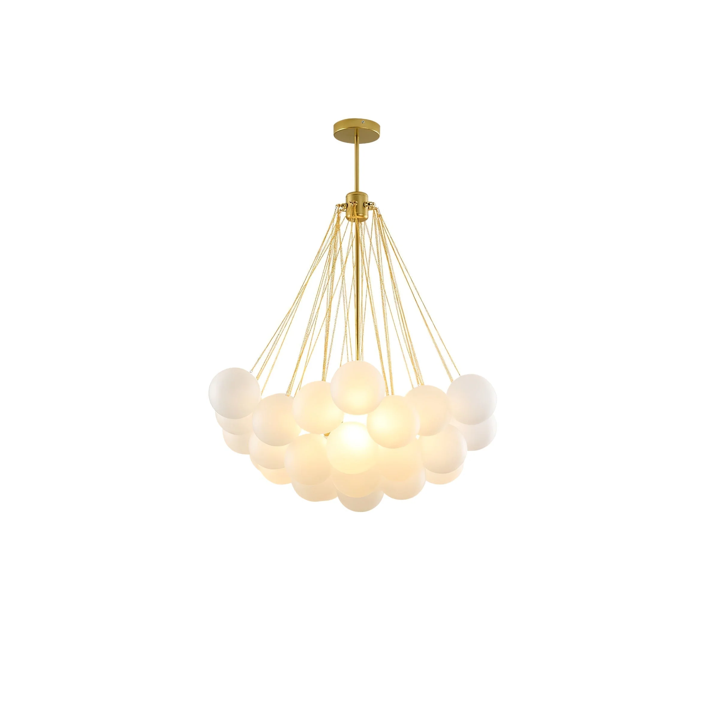 Lustra Chandelier Bubble Frosted Glass - Image 106