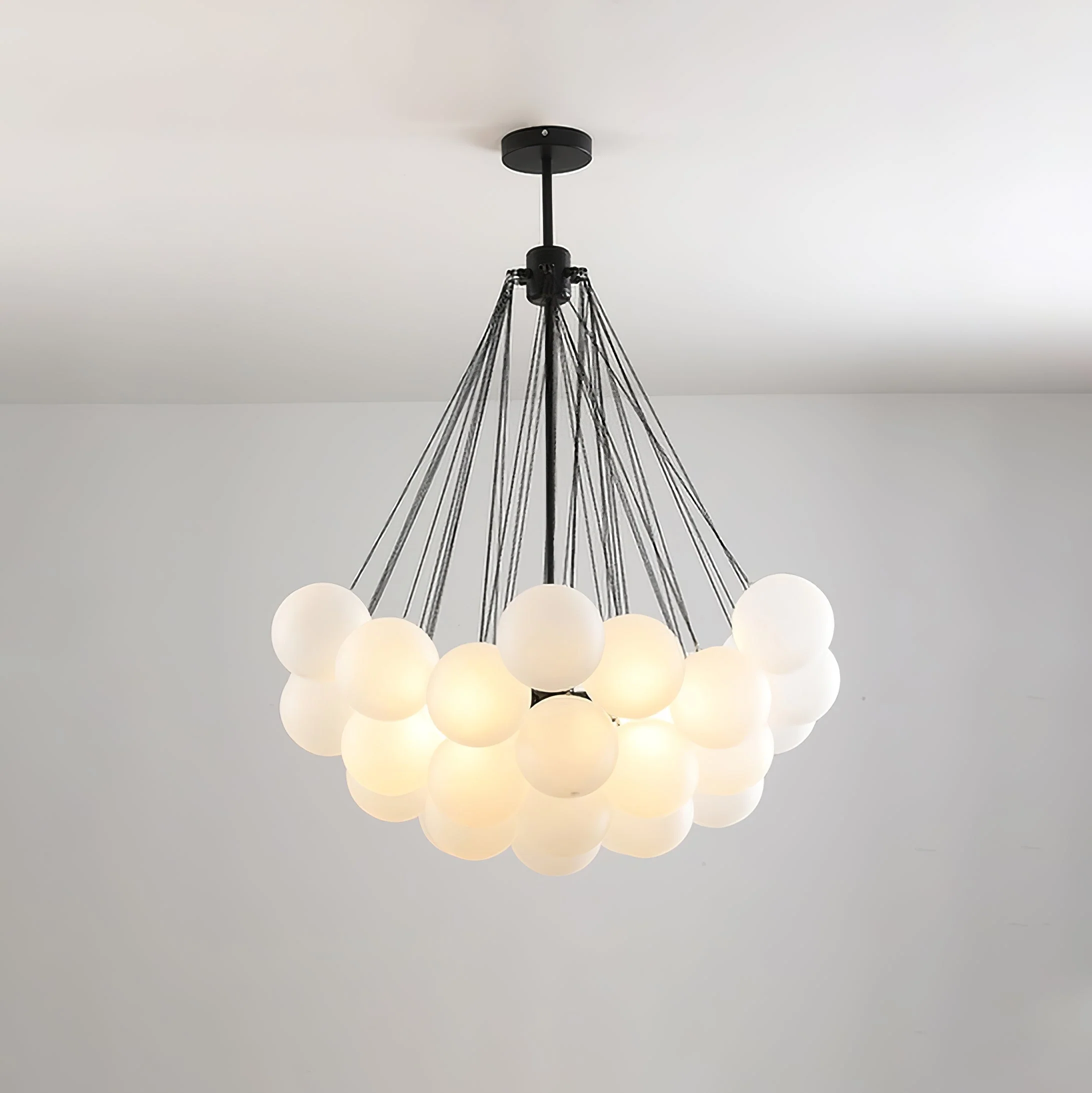 Lustra Chandelier Bubble Frosted Glass - Image 146