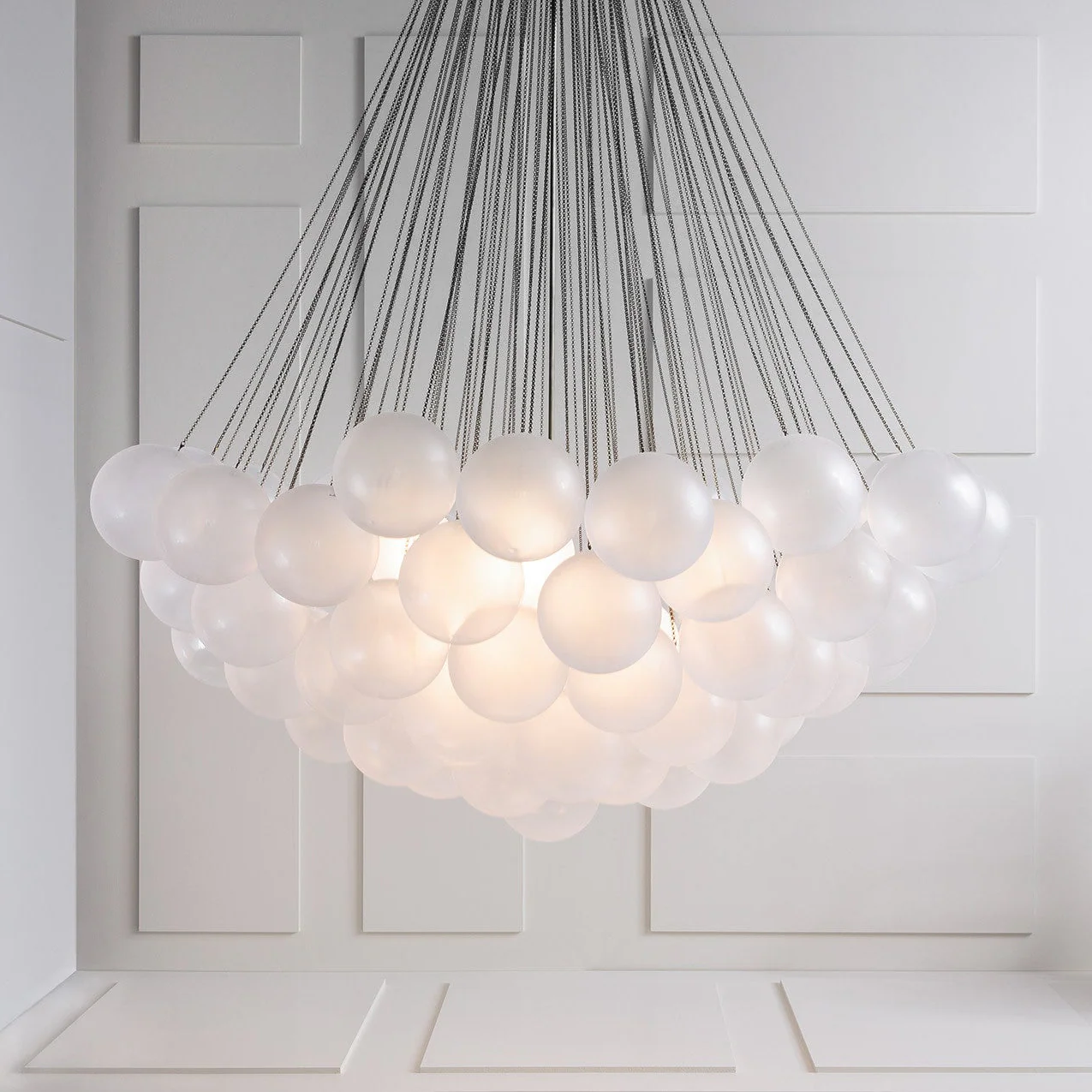 Lustra Chandelier Bubble Frosted Glass - Image 170