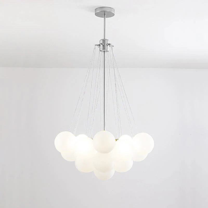 Lustra Chandelier Bubble Frosted Glass - Image 172