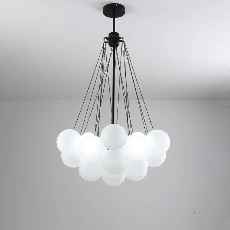 Lustra Chandelier Bubble Frosted Glass - Image 182