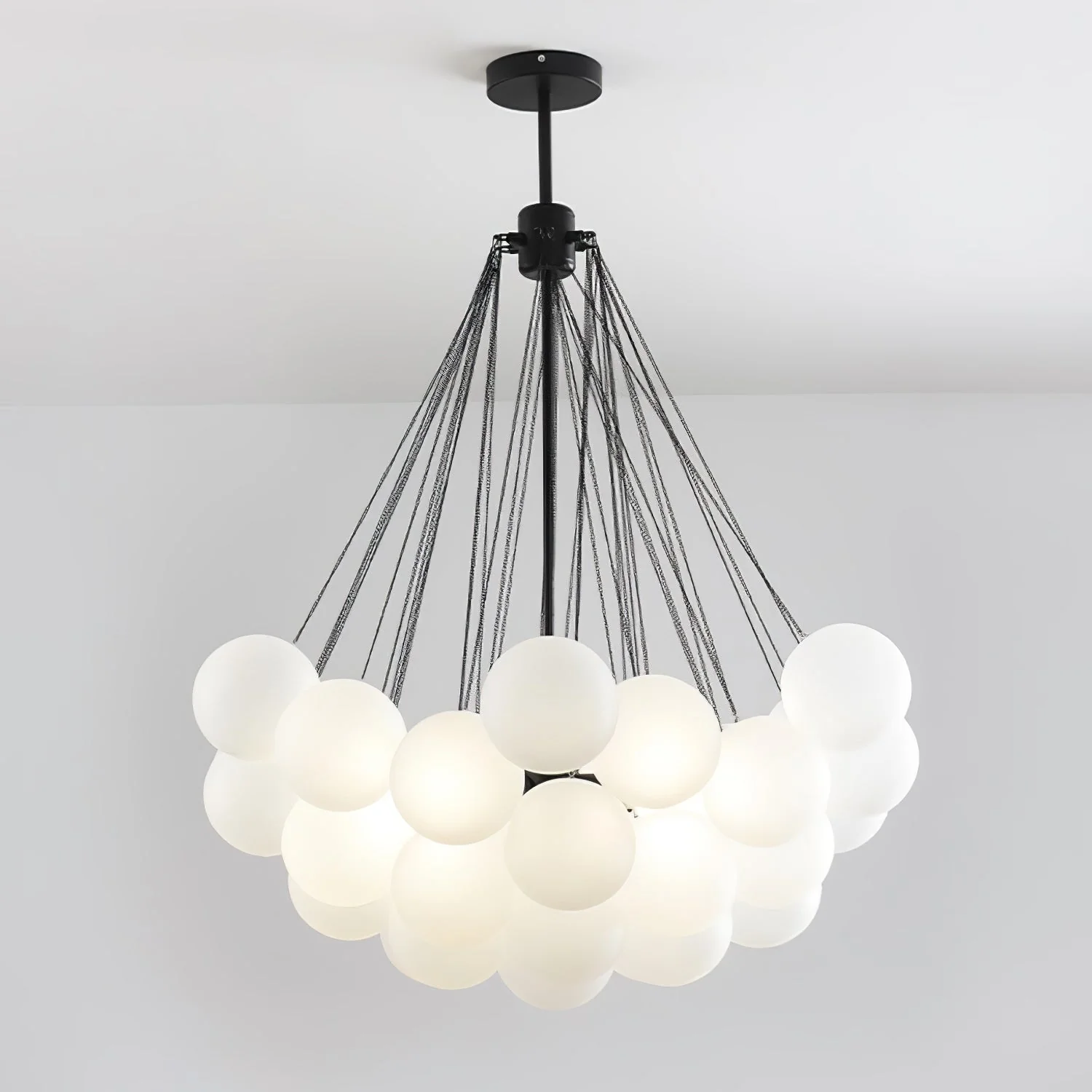 Lustra Chandelier Bubble Frosted Glass - Image 188