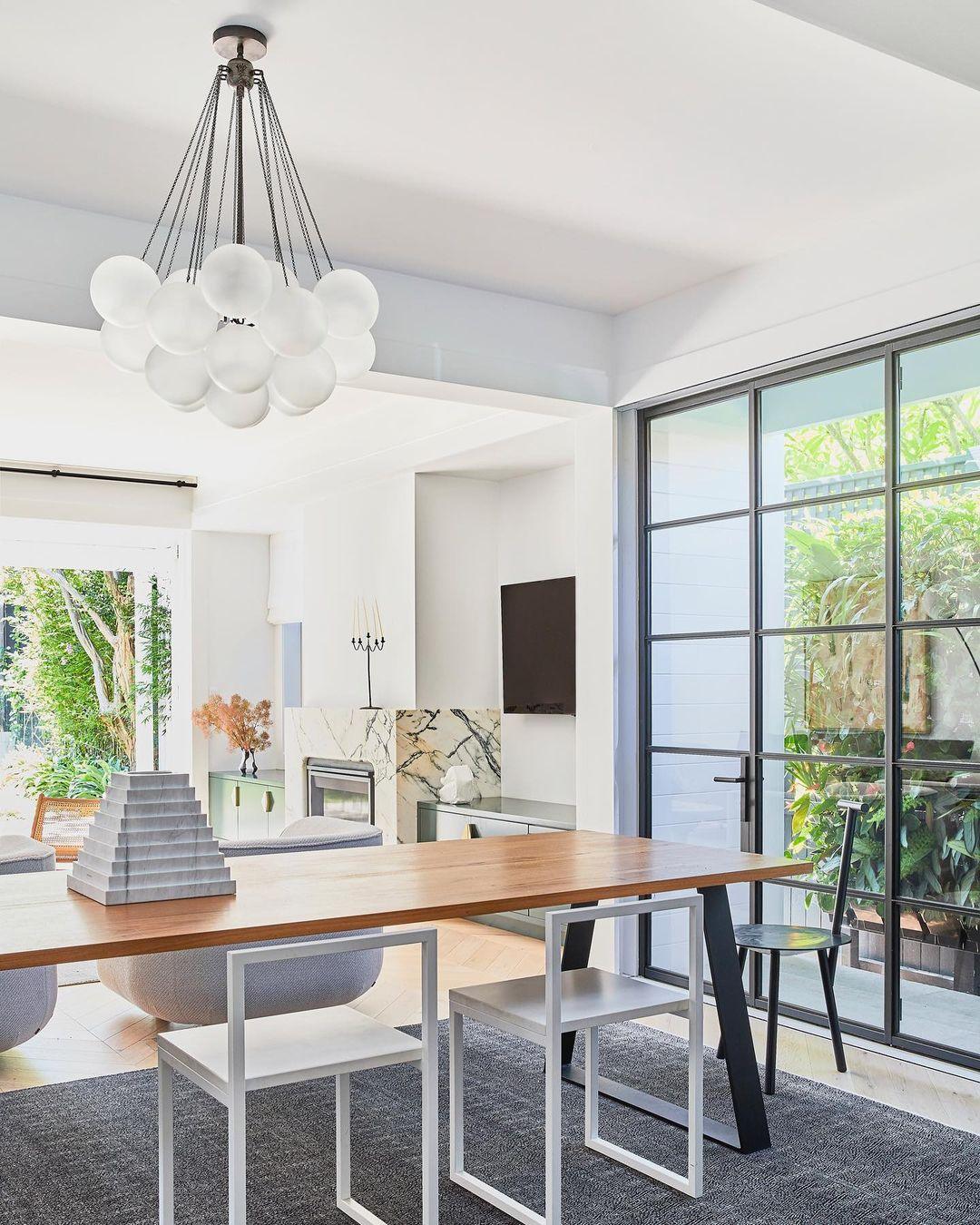Lustra Chandelier Bubble Frosted Glass - Image 76