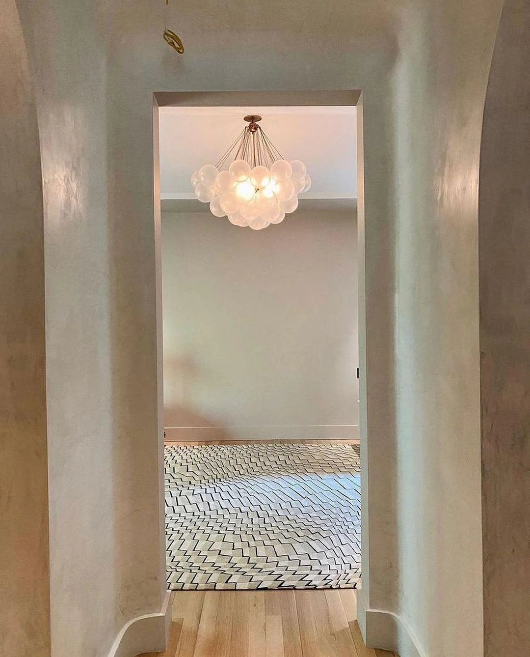 Lustra Chandelier Bubble Frosted Glass - Image 99