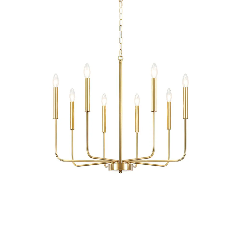 Lustra Chandelier Candle Arm Modern - Image 10