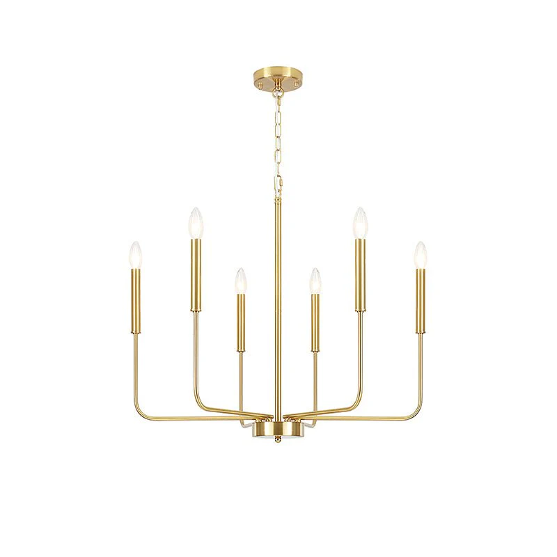 Lustra Chandelier Candle Arm Modern - Image 12