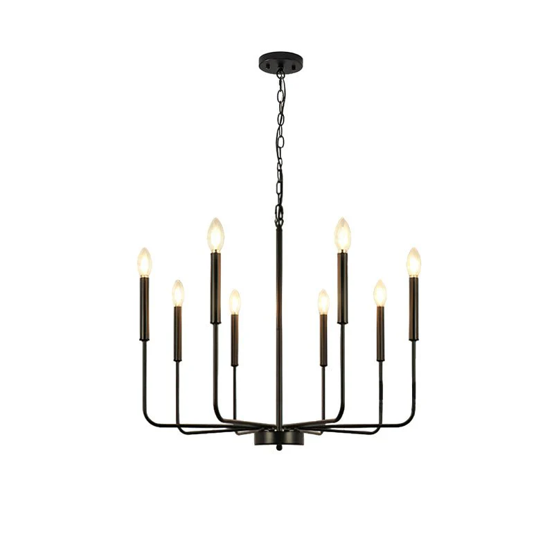 Lustra Chandelier Candle Arm Modern - Image 6