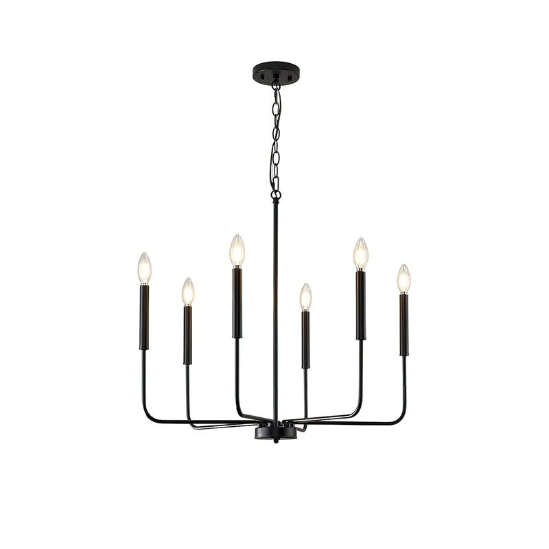 Lustra Chandelier Candle Arm Modern - Image 8