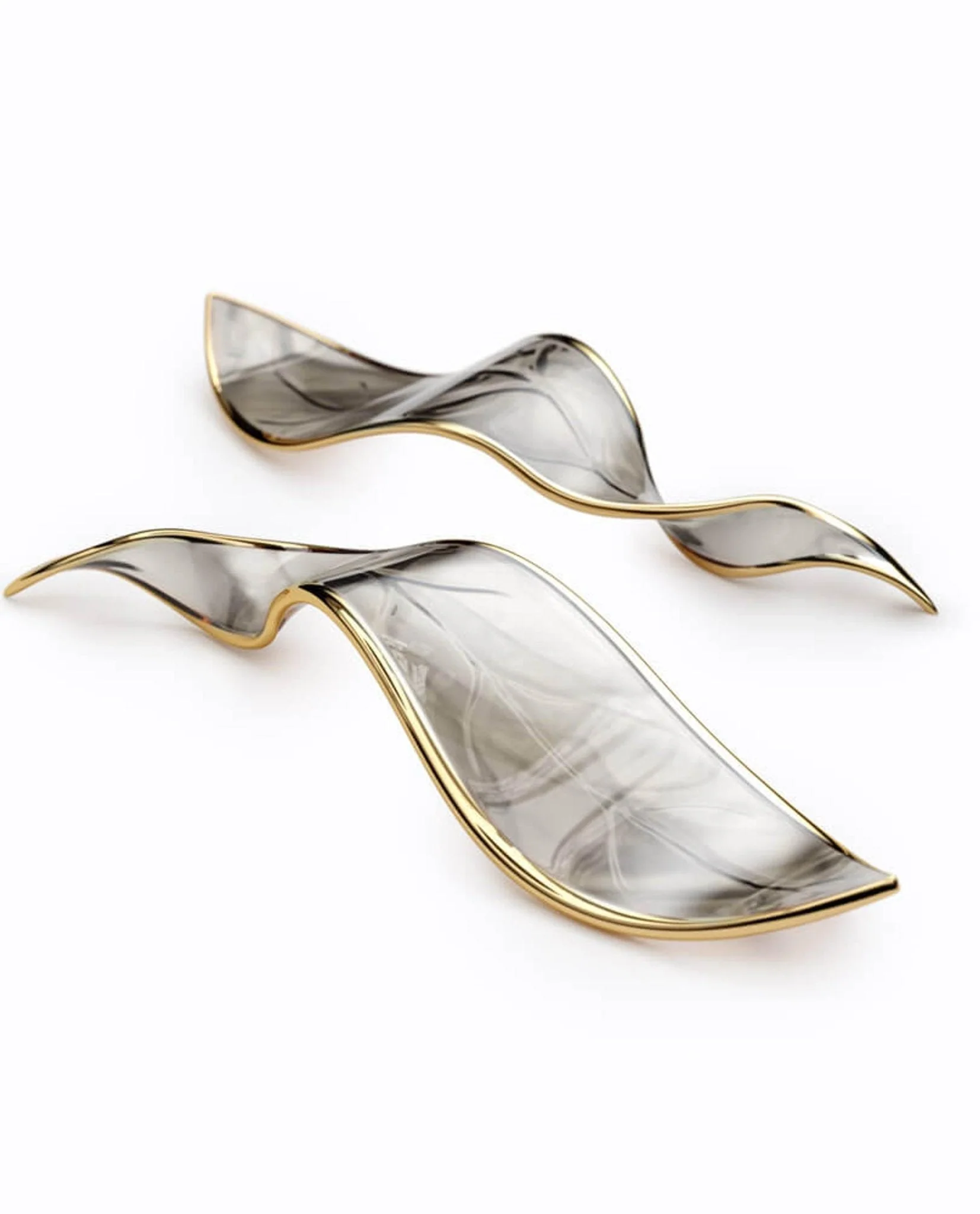Lustra Chandelier Cascading Leaf Luxe - Image 12