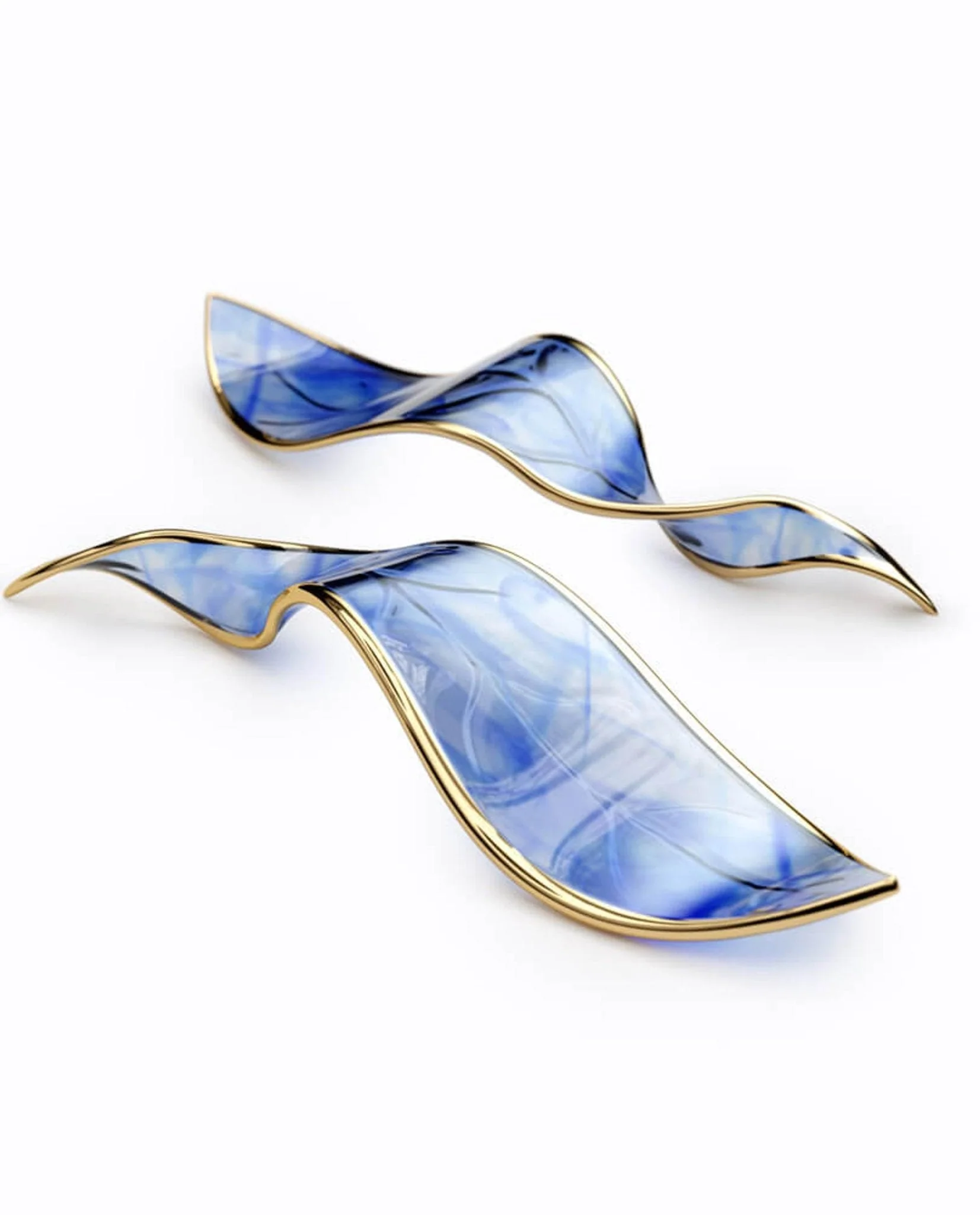 Lustra Chandelier Cascading Leaf Luxe - Image 25