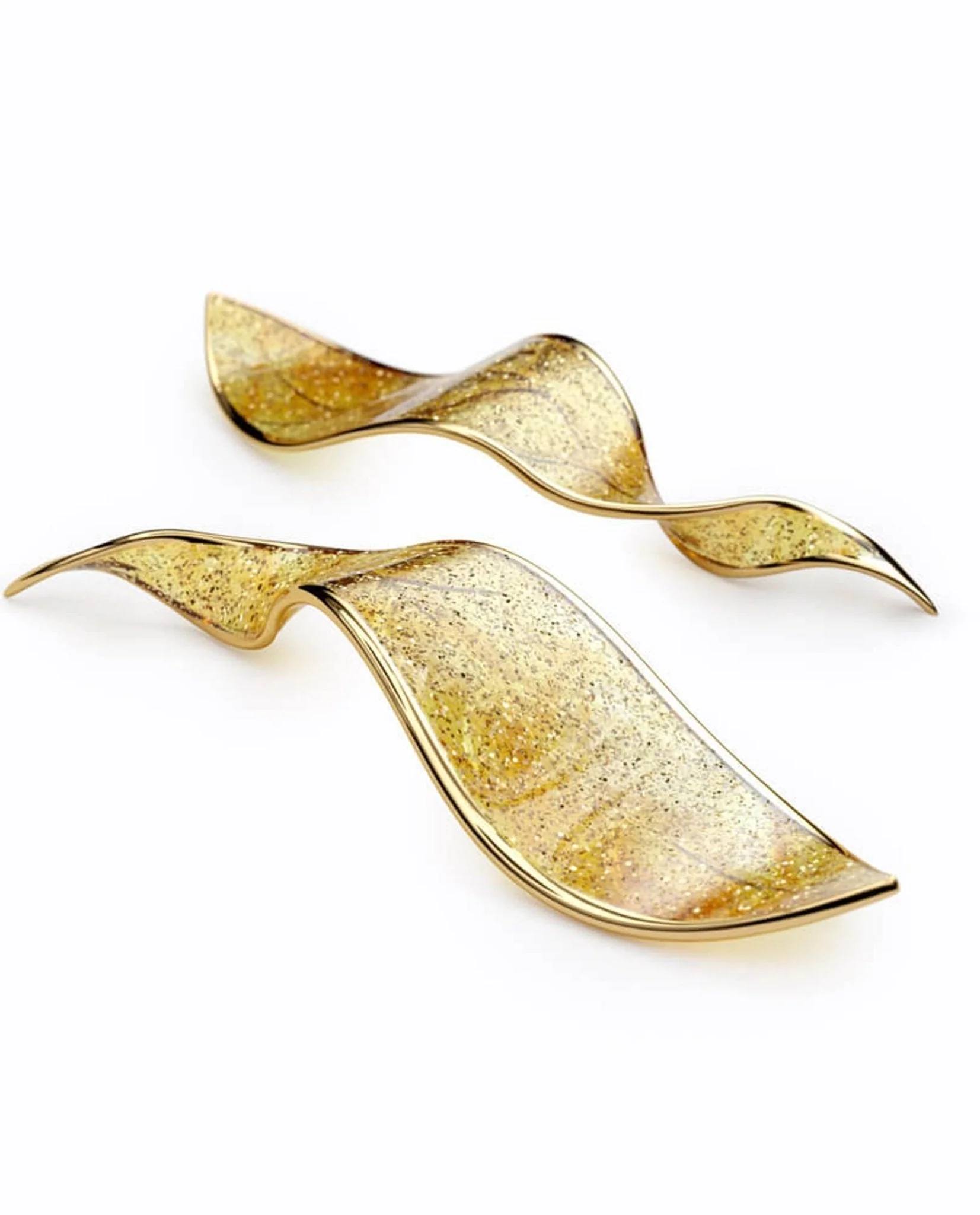Lustra Chandelier Cascading Leaf Luxe - Image 26
