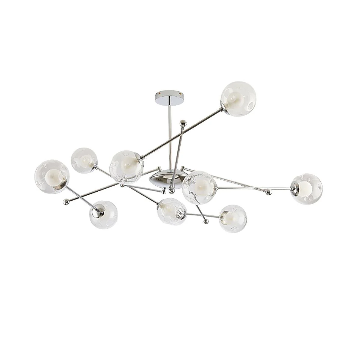 Lustra Chandelier Chrome Glass - Image 5