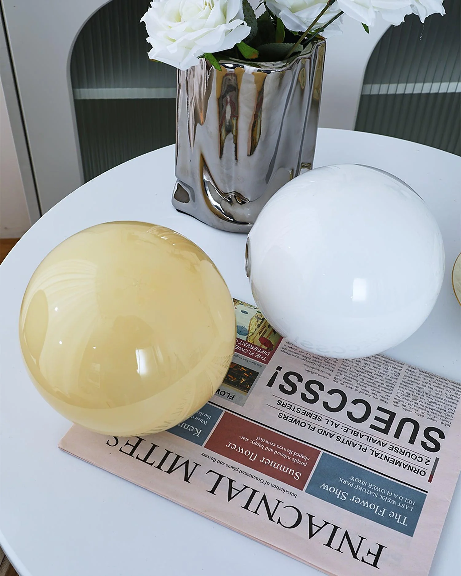 Lustra Chandelier Chrome Glass Modo Deco Elegant - Image 23