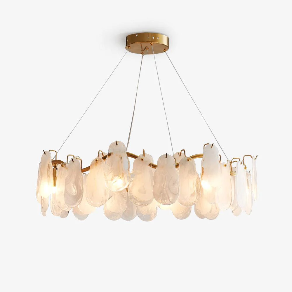 Lustra Chandelier Cloud Glass Panels