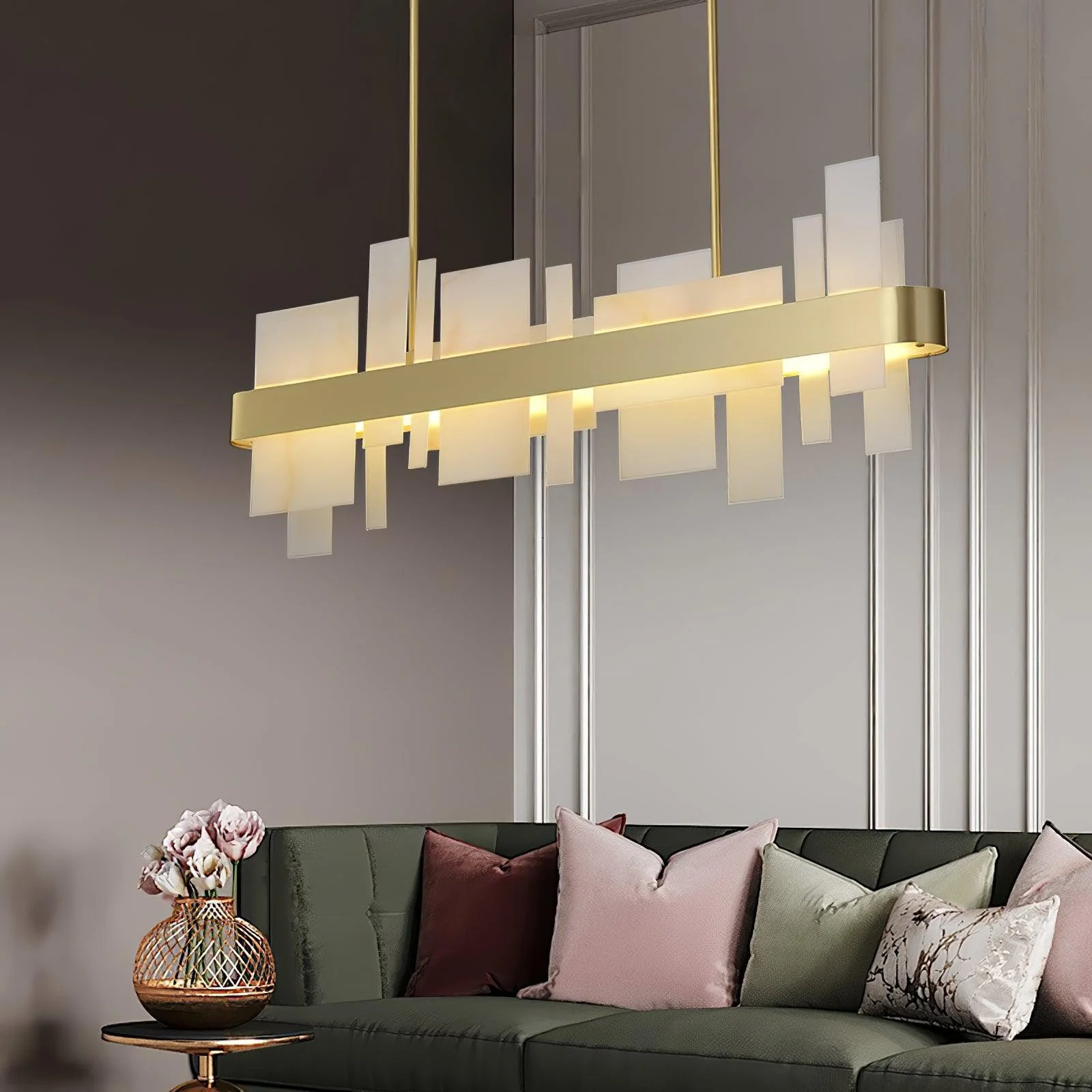 Lustra Chandelier Copper Dining - Image 11
