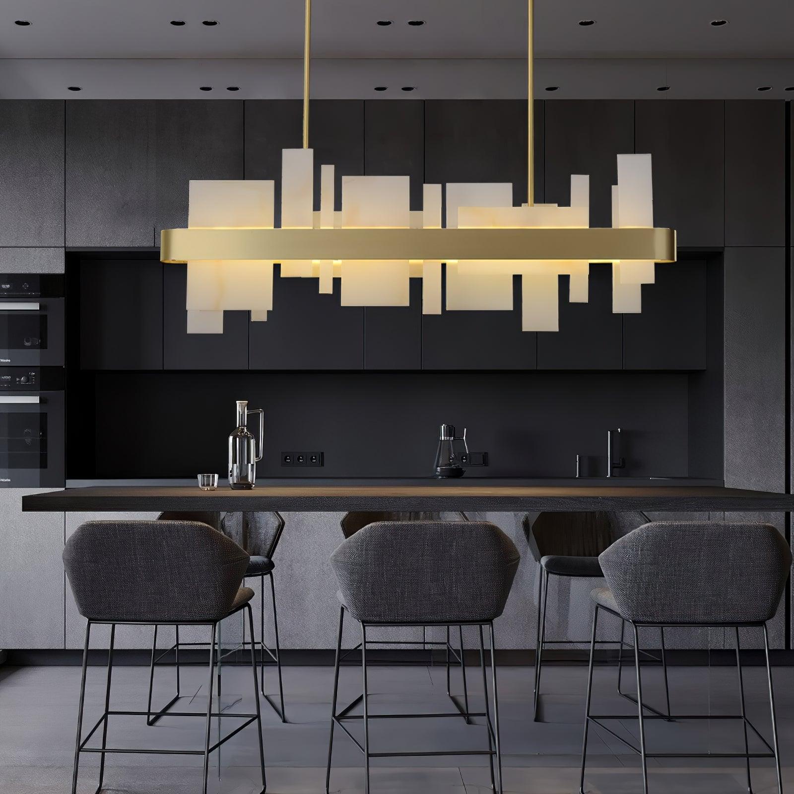 Lustra Chandelier Copper Dining - Image 3