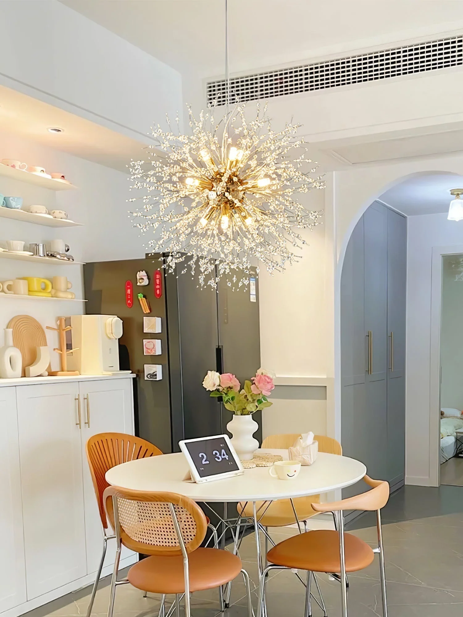 Lustra Chandelier Crystal Dandelion with Crystals - Image 64