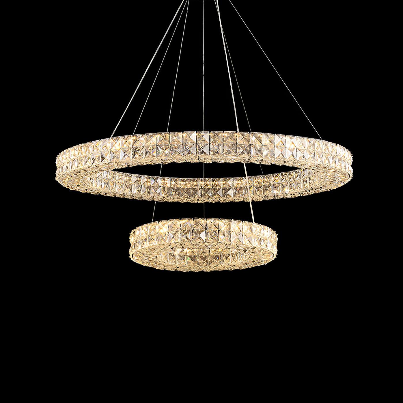 Lustra Chandelier Crystal Ring Spiridon Luxe - Image 22