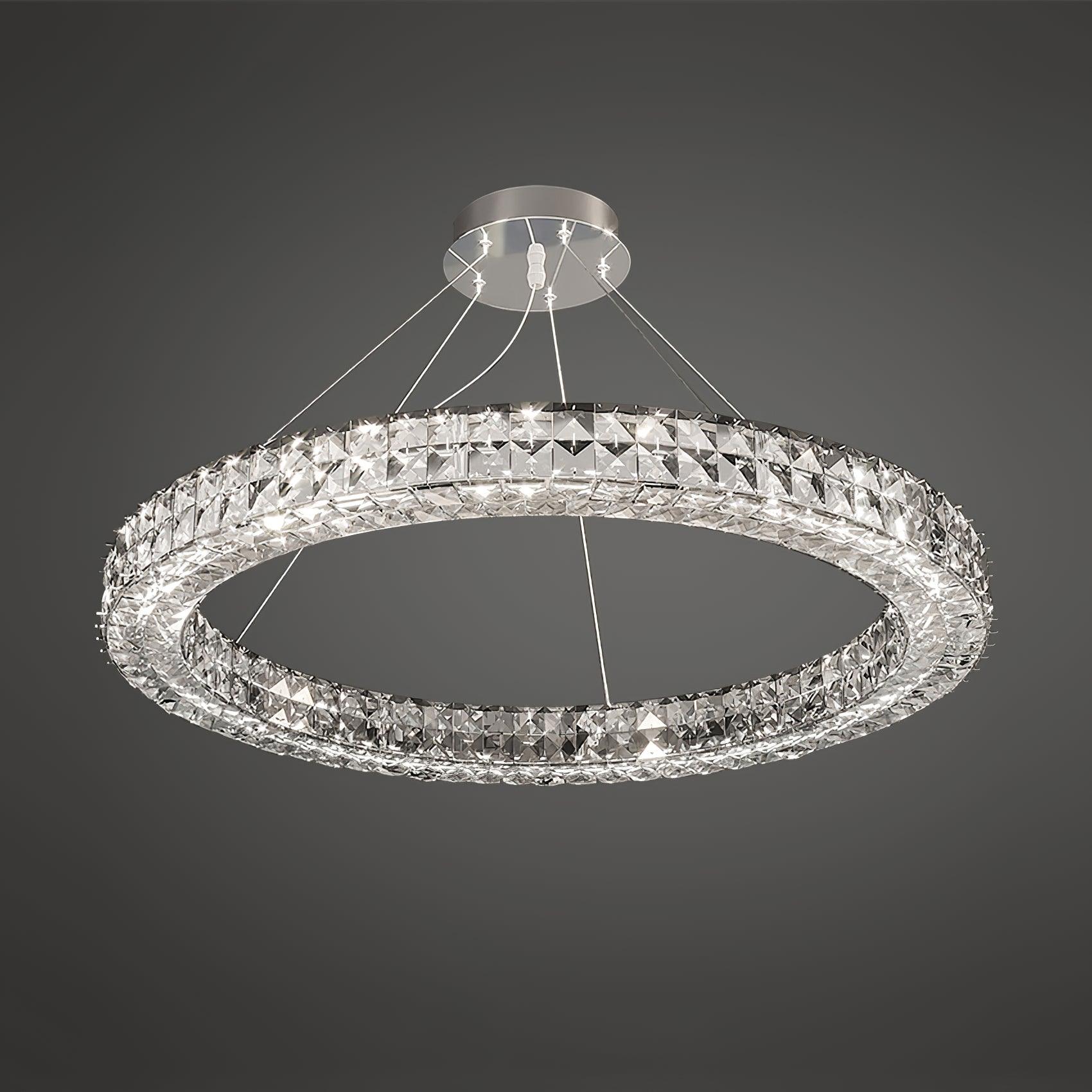 Lustra Chandelier Crystal Ring Spiridon Luxe - Image 23