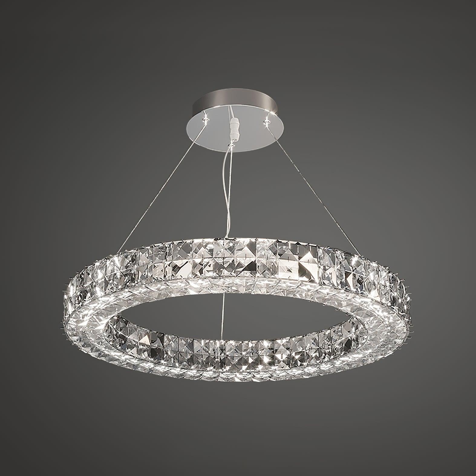 Lustra Chandelier Crystal Ring Spiridon Luxe - Image 34