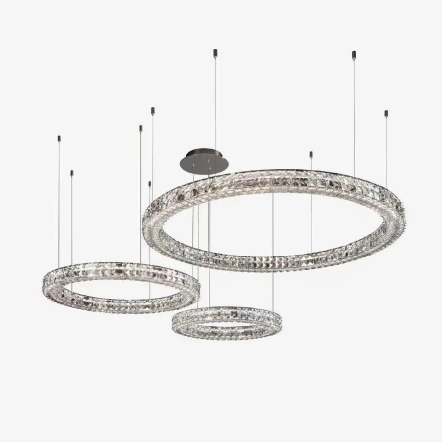 Lustra Chandelier Crystal Ring Spiridon Luxe - Image 35