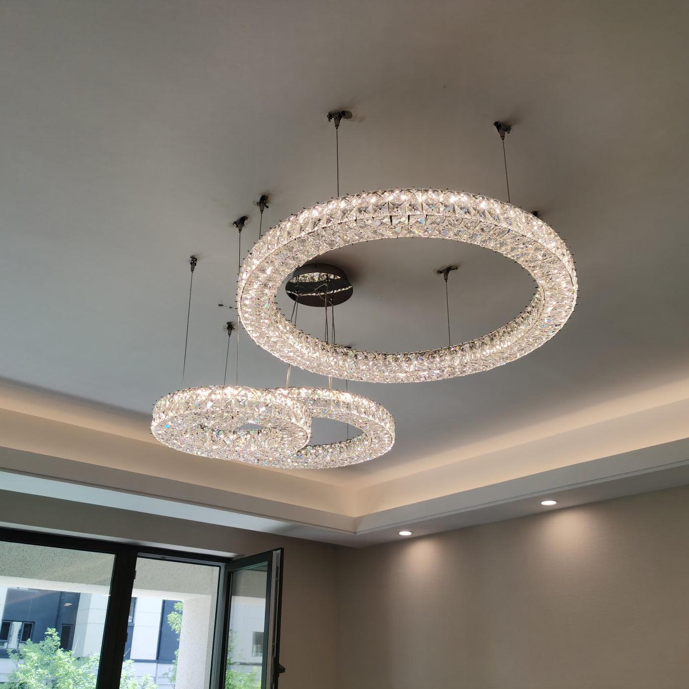Lustra Chandelier Crystal Ring Spiridon Luxe - Image 40
