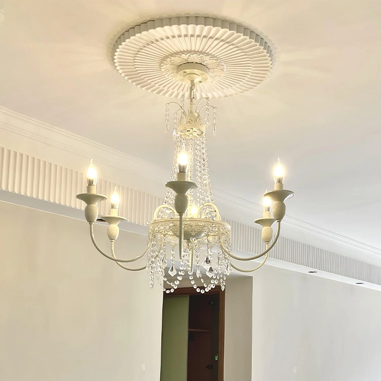 Lustra Chandelier Crystal Tassels - Image 15