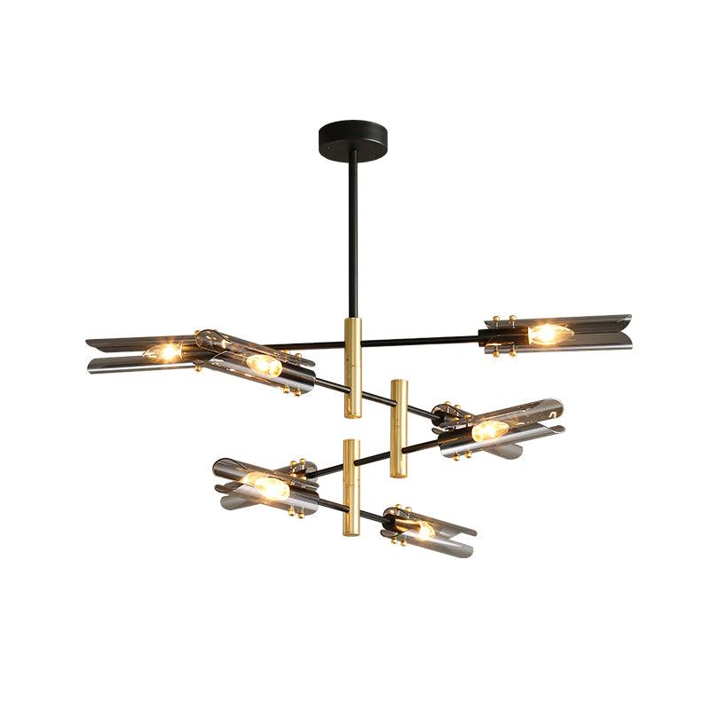 Lustra Chandelier Double 6-Light Modern - Image 21