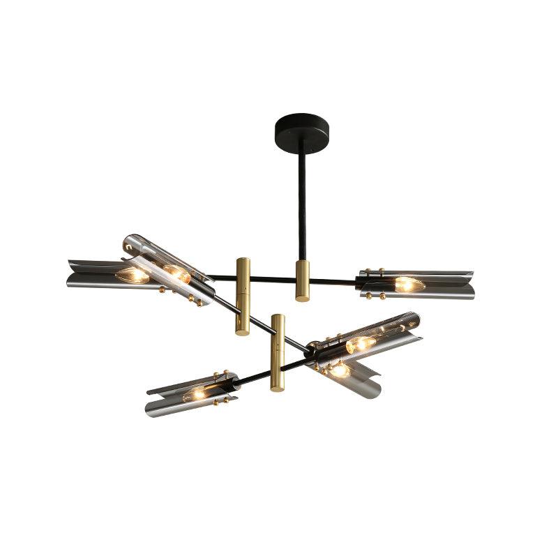 Lustra Chandelier Double 6-Light Modern - Image 33