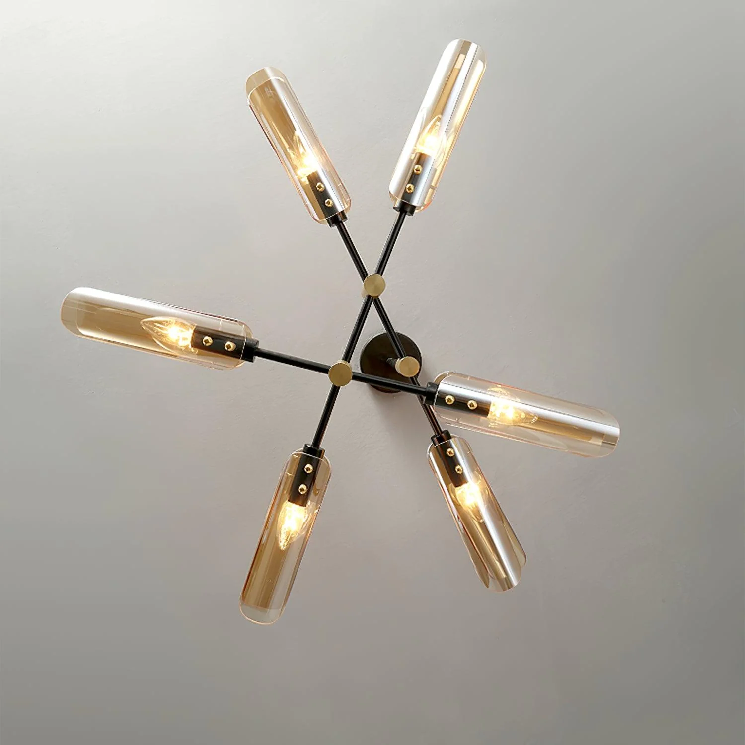 Lustra Chandelier Double 6-Light Modern - Image 8