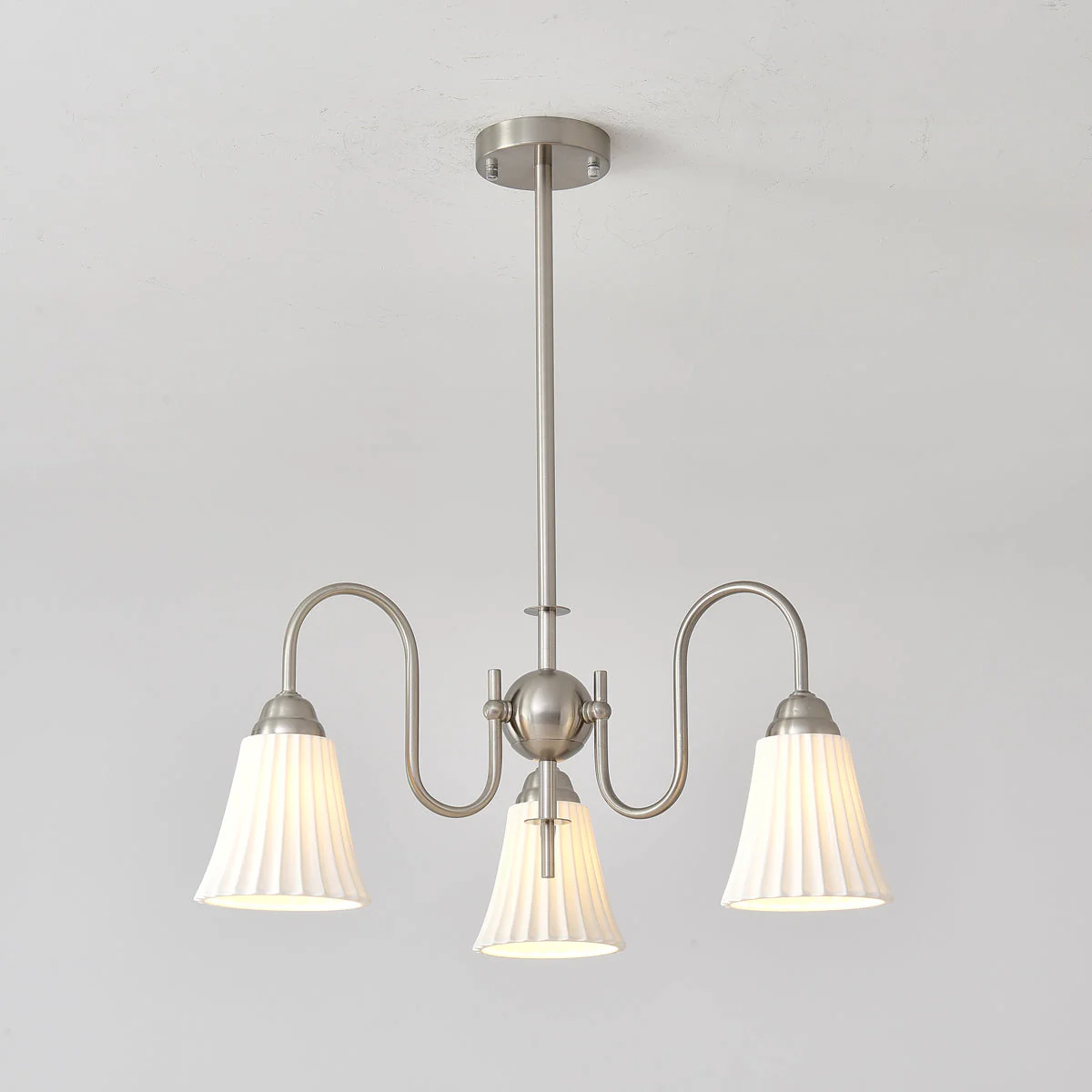 Lustra Chandelier Esther Ceramic Pleated Modern - Image 39